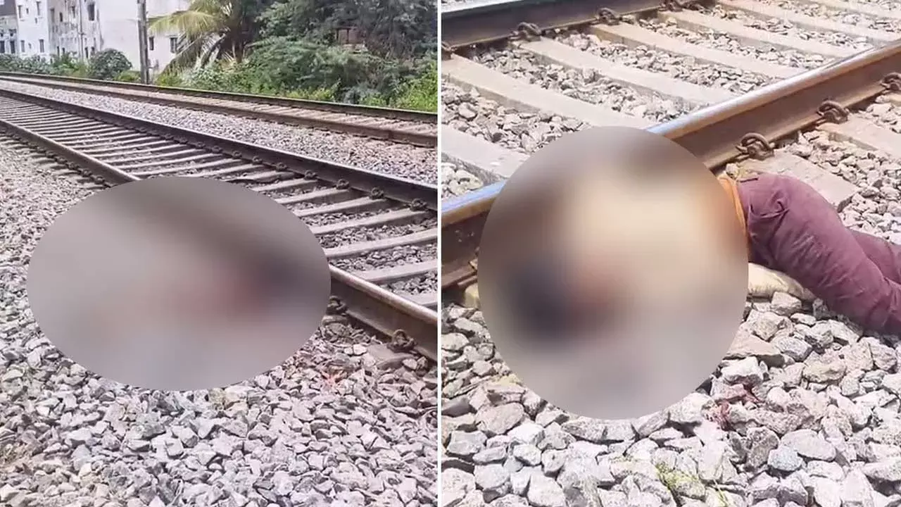 Train Accident : గొర్రెలకు మేత తెస్తుండగా.. రైలు ఢీకొని అన్నదమ్ముల మృతి