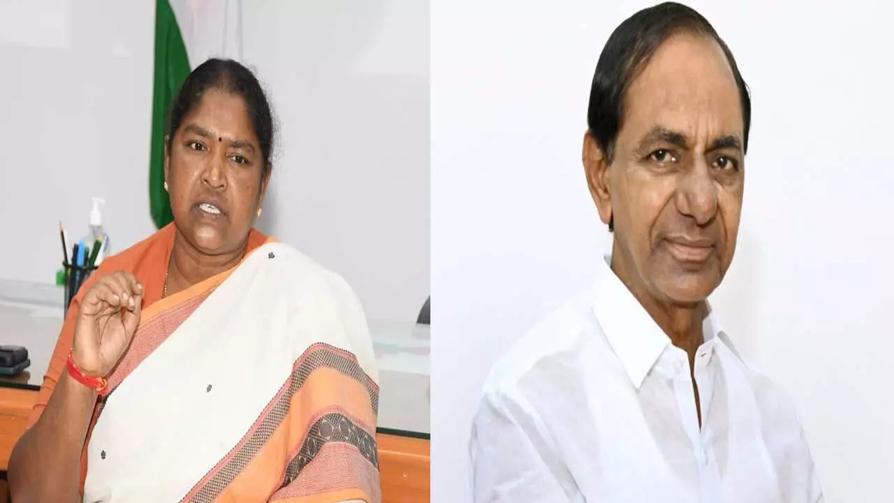 Minister Seethakka : కేసీఆర్ నిజాయితీ పరుడైతే విచారణకు హాజరు కావాలి Minister Seethakka : కేసీఆర్ నిజాయితీ పరుడైతే విచారణకు హాజరు కావాలి