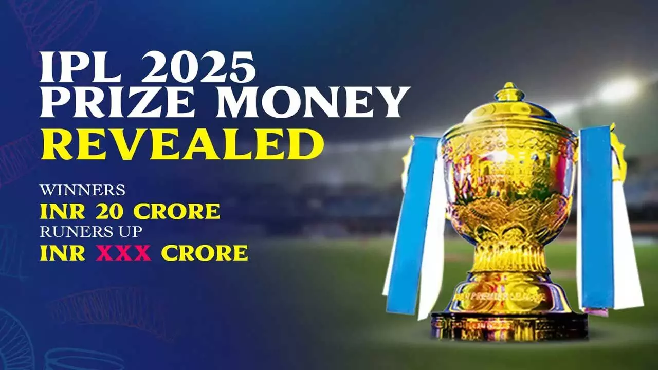 IPL Prize Money : ఐపీఎల్ విజేతకు దక్కే ప్రైజ్ మనీ రూ. 20 కోట్లు IPL Prize Money : ఐపీఎల్ విజేతకు దక్కే ప్రైజ్ మనీ రూ. 20 కోట్లు