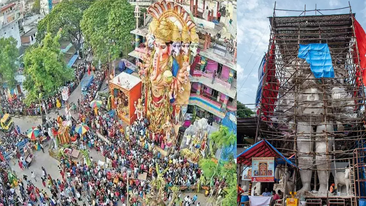 Khairatabad Ganesh : 69 అడుగుల ఎత్తులో ఖైరతాబాద్ గణేశుడు.. విశేషాలు ఇవే
