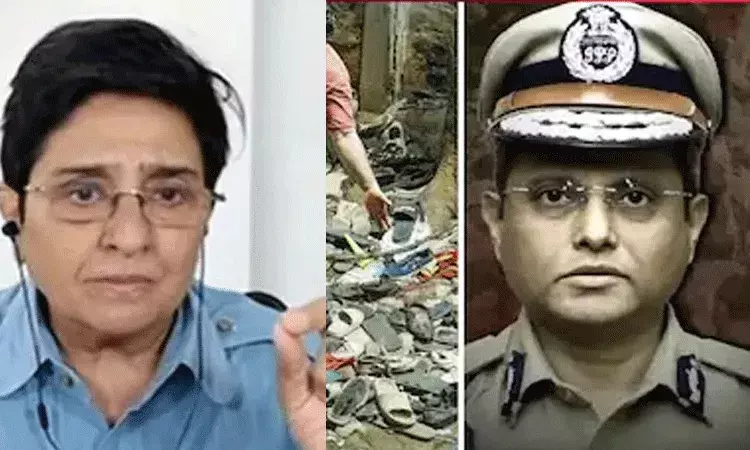 Bangalore Tragedy: ఉన్నత పోలీసు అధికారి సస్పెన్షన్.. ఖండించిన కిరణ్ బేడి Bangalore Tragedy: ఉన్నత పోలీసు అధికారి సస్పెన్షన్.. ఖండించిన కిరణ్ బేడి