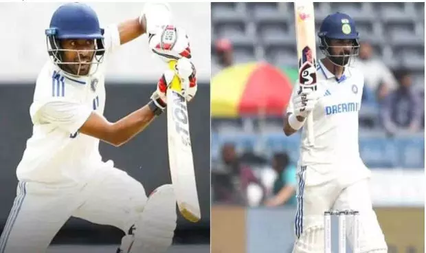 CRICKET: అనధికార టెస్టులో భారత బ్యాటర్ల జోరు CRICKET: అనధికార టెస్టులో భారత బ్యాటర్ల జోరు