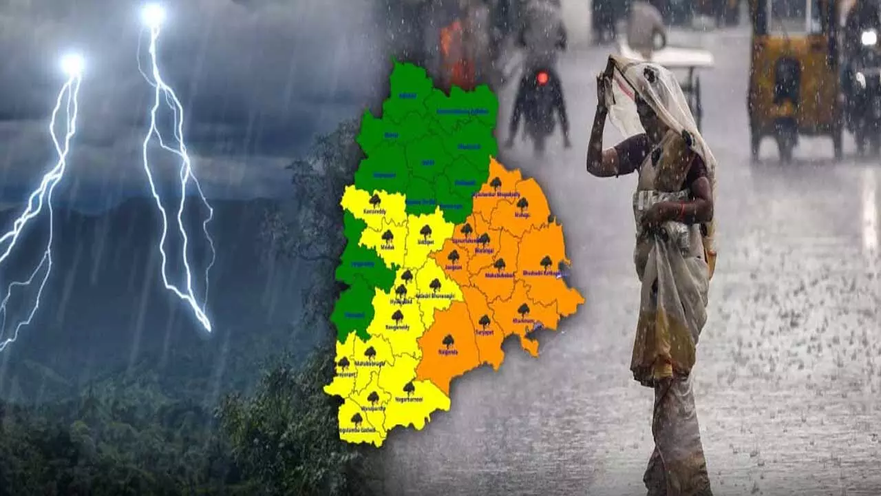 TG Heavy Rains : రాష్ట్రంలో 5 రోజులు భారీ వర్షాలు TG Heavy Rains : రాష్ట్రంలో 5 రోజులు భారీ వర్షాలు