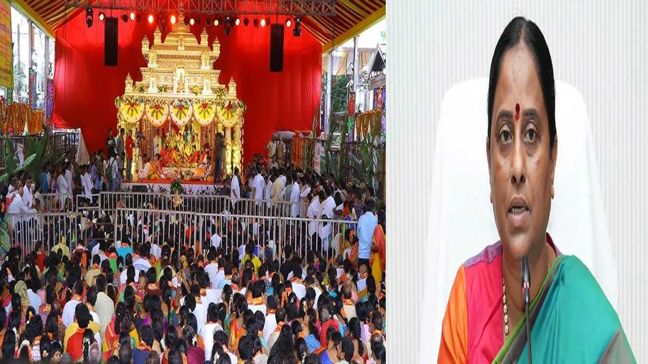 Balkampet Yellamma Kalyanam : బల్కంపేట ఎల్లమ్మ కల్యాణానికి గ్రాండ్ గా ఏర్పాట్లు.. Balkampet Yellamma Kalyanam : బల్కంపేట ఎల్లమ్మ కల్యాణానికి గ్రాండ్ గా ఏర్పాట్లు..