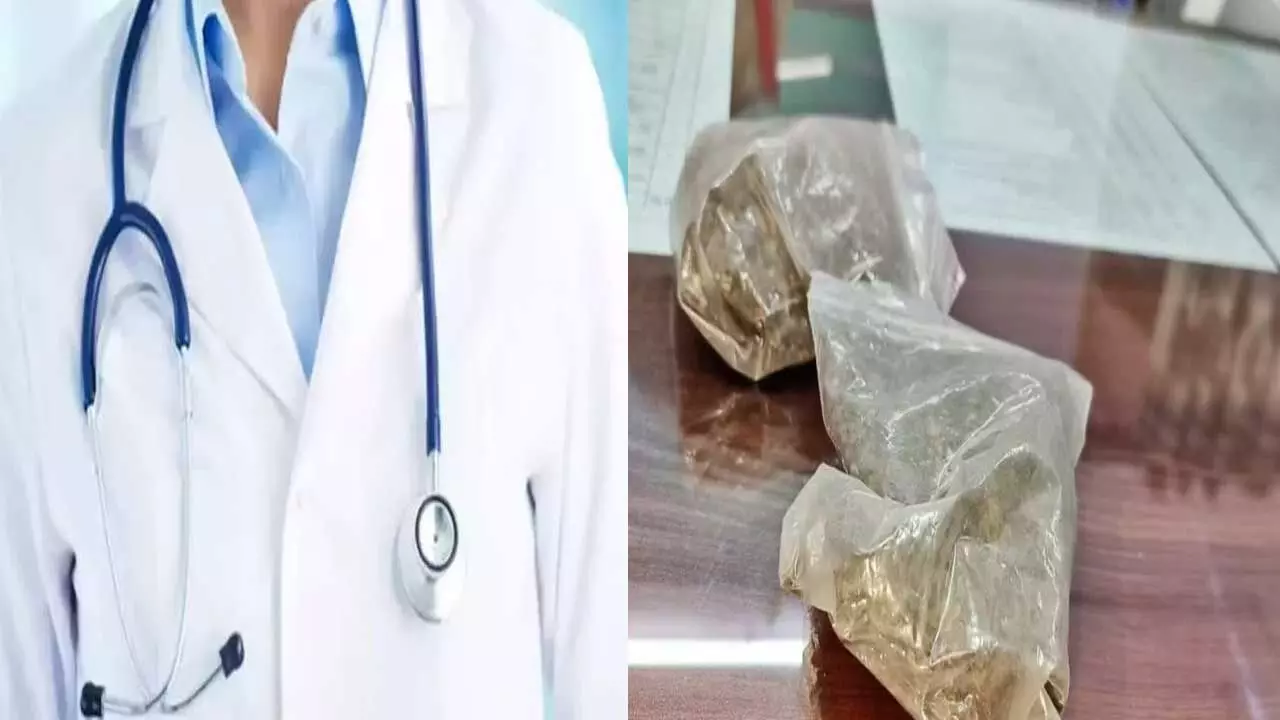 Telangana : డాక్టర్ దగ్గర గంజాయి సీజ్.. అరెస్ట్ Telangana : డాక్టర్ దగ్గర గంజాయి సీజ్.. అరెస్ట్