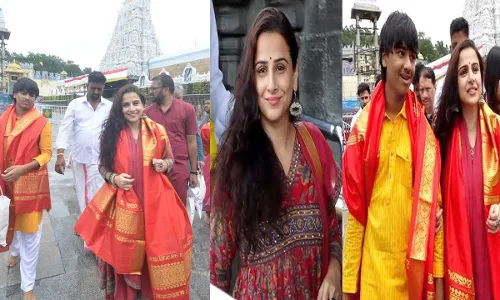 Actress Vidya Balan : తిరుమల శ్రీవారి సేవలో విద్యాబాలన్ Actress Vidya Balan : తిరుమల శ్రీవారి సేవలో విద్యాబాలన్
