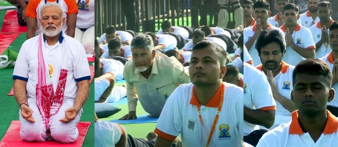 AP: సాగర తీరాన... నమో యోగాంధ్ర