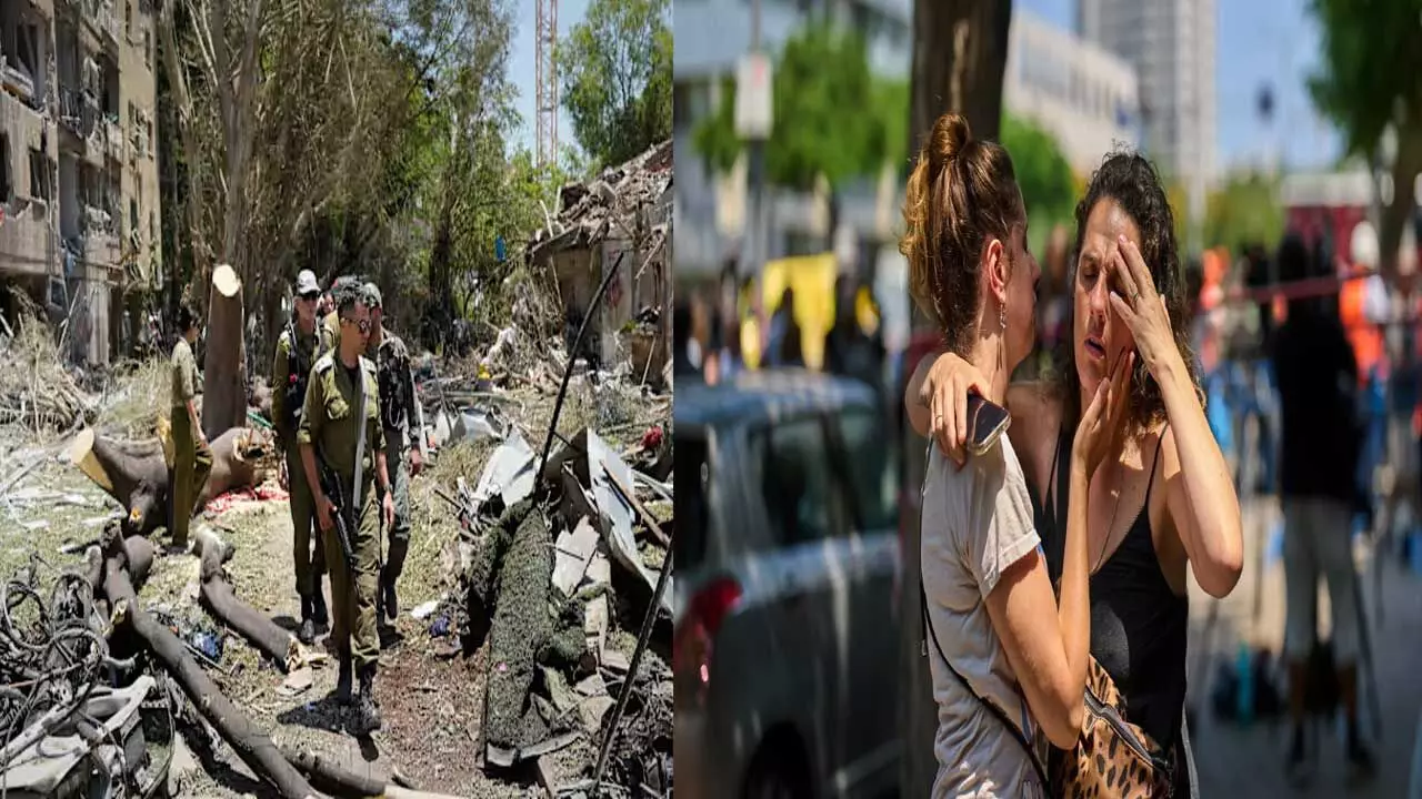 Iran Attacks : ఇజ్రాయెల్ పైకి 30 క్షిపణులతో ఇరాన్ దాడి.. భారీగా ఆస్తినష్టం Iran Attacks : ఇజ్రాయెల్ పైకి 30 క్షిపణులతో ఇరాన్ దాడి.. భారీగా ఆస్తినష్టం