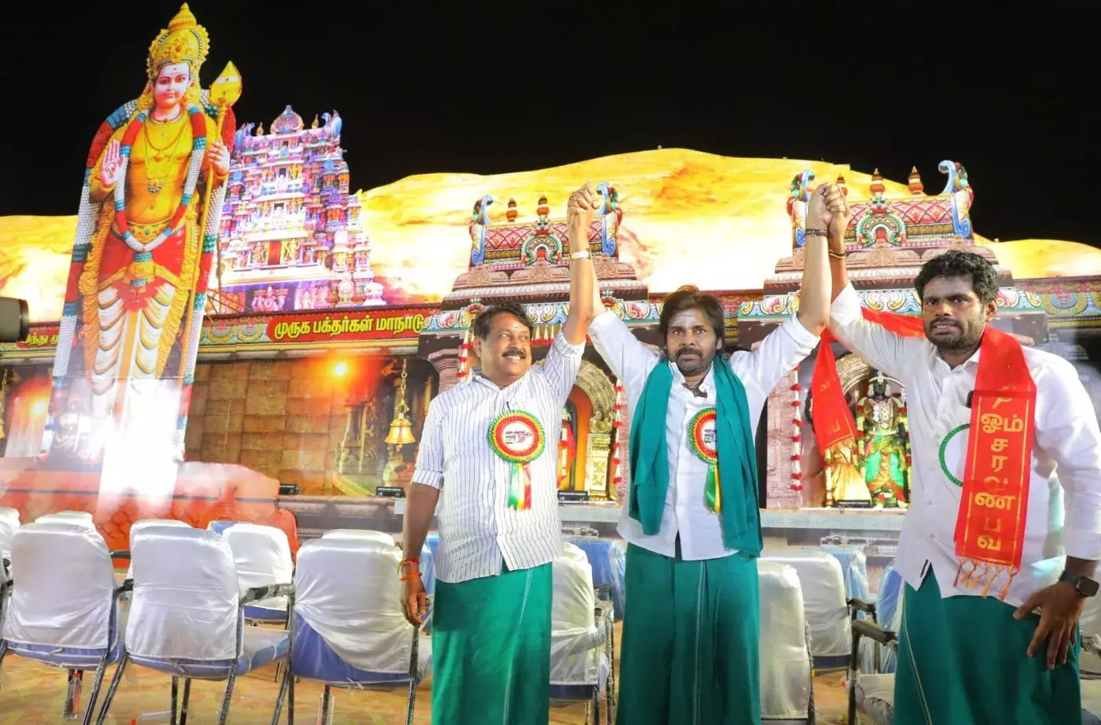 Pawan Kalyan:  మురుగన్ భూమి తమిళనాడుకి, మధుర మీనాక్షి అమ్మవారికి పవన్  కృతజ్ఞతలు Pawan Kalyan:  మురుగన్ భూమి తమిళనాడుకి, మధుర మీనాక్షి అమ్మవారికి పవన్  కృతజ్ఞతలు