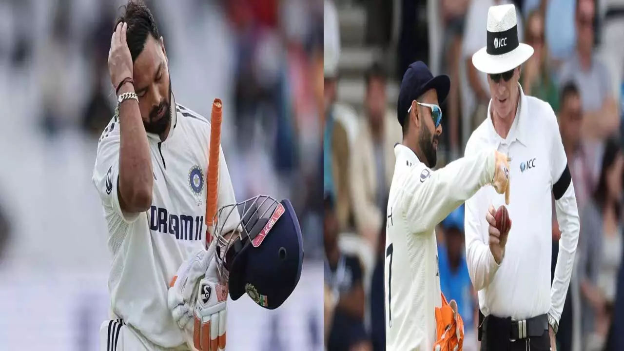 ICC Penalizes Rishabh Pant : పంత్ కు ఐసీసీ షాక్ ICC Penalizes Rishabh Pant : పంత్ కు ఐసీసీ షాక్