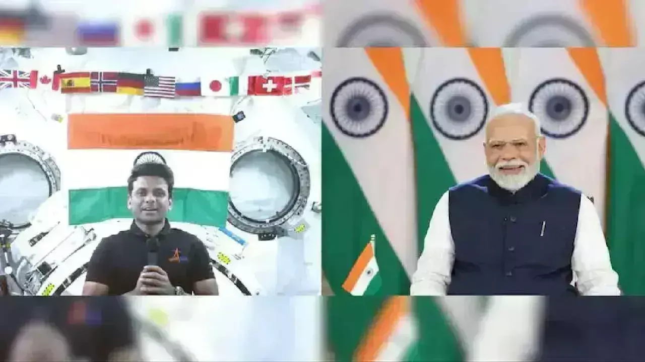 PM Modi: ఐఎస్ఎస్‌లో ఉన్న శుభాంశు శుక్లాతో మాట్లాడిన ప్రధాని మోదీ..