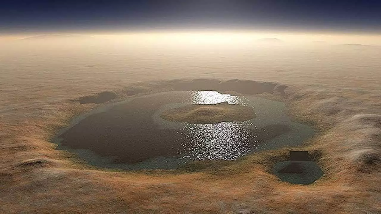 Water Found on Mars : మార్స్ పై నీటి జాడలు..! Water Found on Mars : మార్స్ పై నీటి జాడలు..!