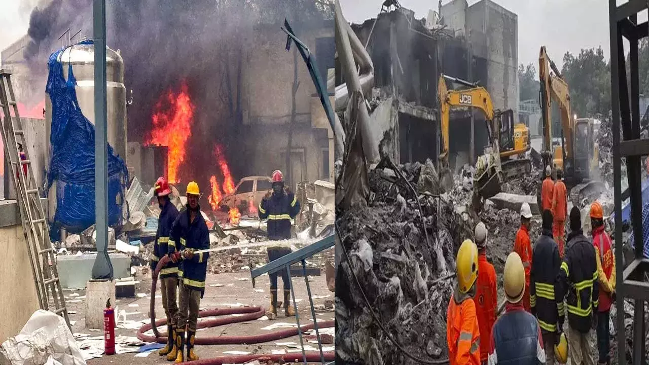 TG : పాశమైలారం పేలుడు ఘటన .. 42కు చేరిన మృతులు