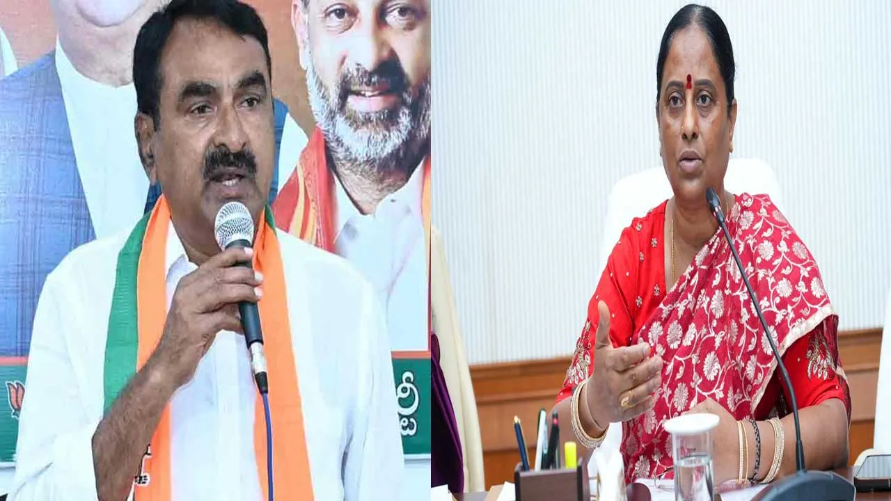 TG : మంత్రి కొండా సురేఖపై ఎన్నికల కమిషన్ కు ఫిర్యాదు TG : మంత్రి కొండా సురేఖపై ఎన్నికల కమిషన్ కు ఫిర్యాదు
