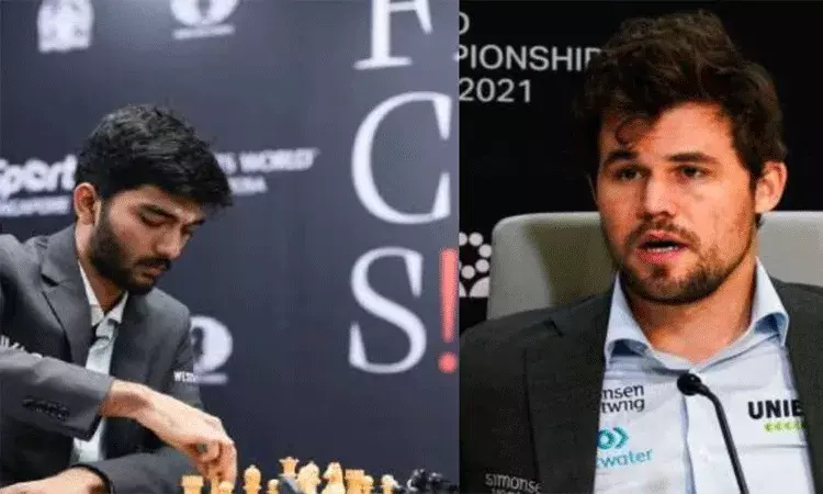 గుకేష్ చేతిలో మరోసారి ఓటమి పాలైన ప్రపంచ నెంబర్ ఒన్ చెస్ ఆటగాడు.. గుకేష్ చేతిలో మరోసారి ఓటమి పాలైన ప్రపంచ నెంబర్ ఒన్ చెస్ ఆటగాడు..