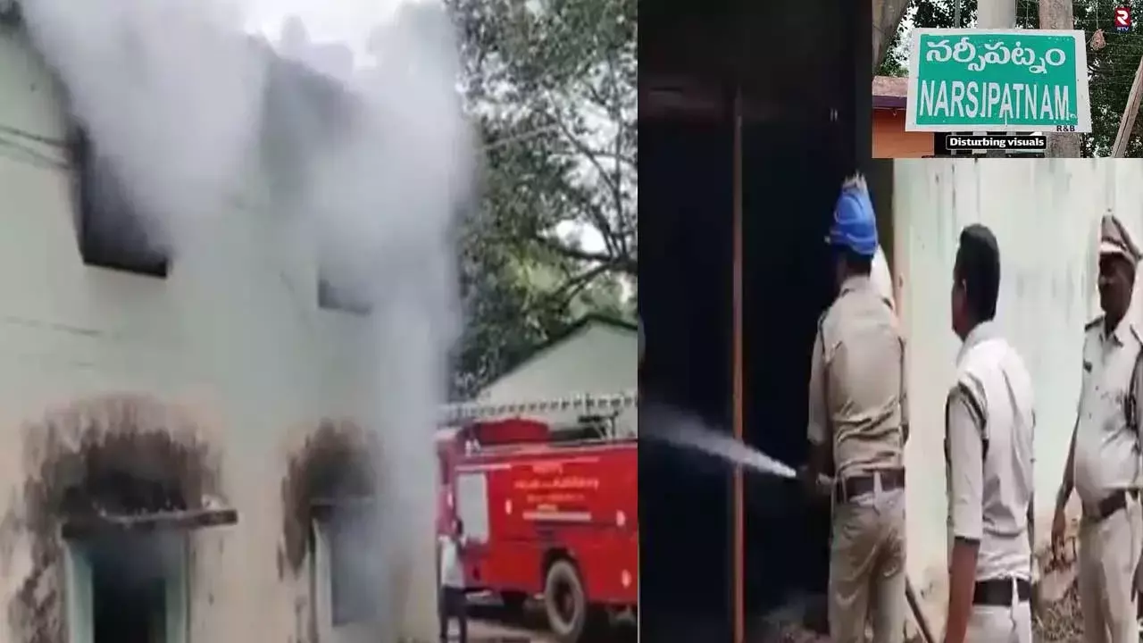 Fire Accident : నర్సీపట్నం మార్కెట్ యార్డ్ లో భారీ అగ్నిప్రమాదం Fire Accident : నర్సీపట్నం మార్కెట్ యార్డ్ లో భారీ అగ్నిప్రమాదం