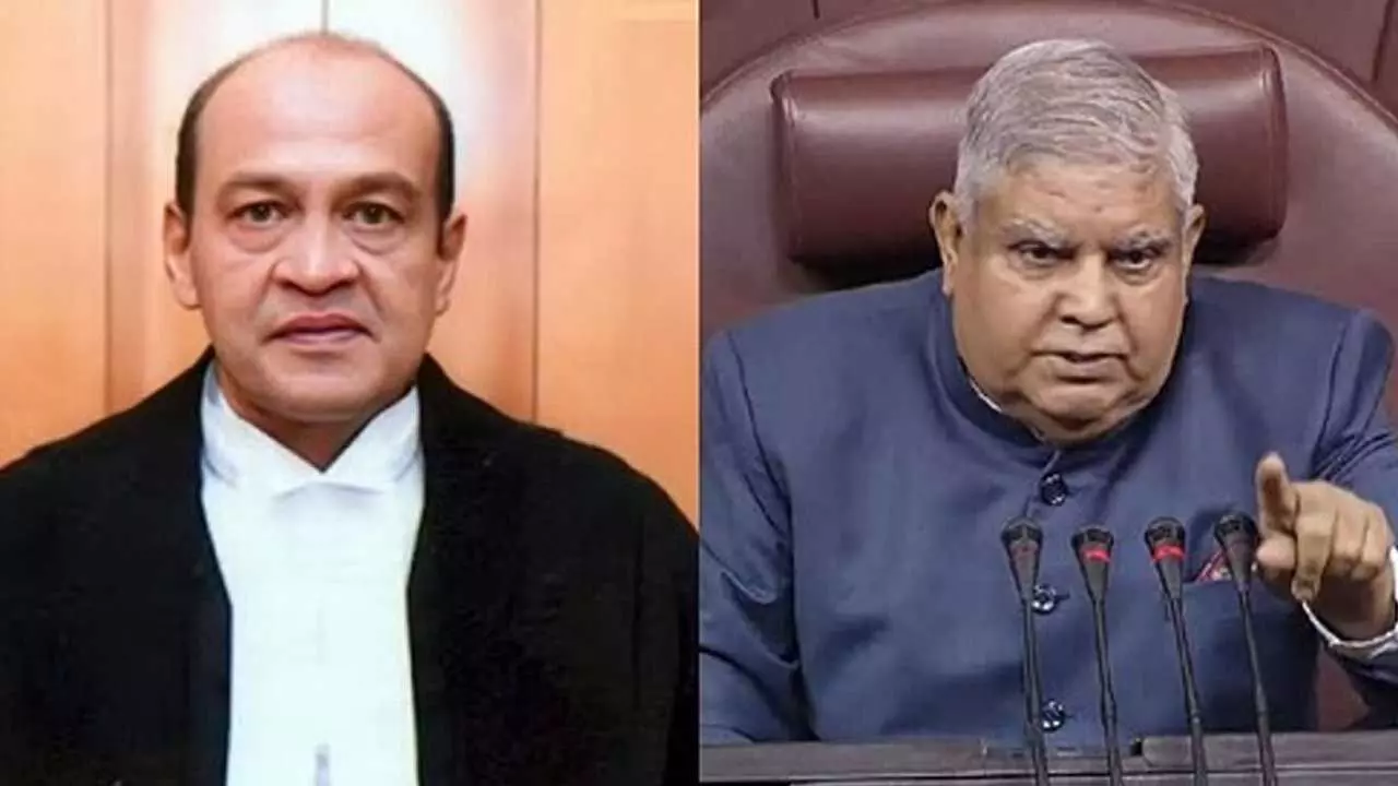 Vice President : ఆయనపై కేసు నమోదు చేయలేకపోతున్నాం.. ఉపరాష్ట్రపతి Vice President : ఆయనపై కేసు నమోదు చేయలేకపోతున్నాం.. ఉపరాష్ట్రపతి