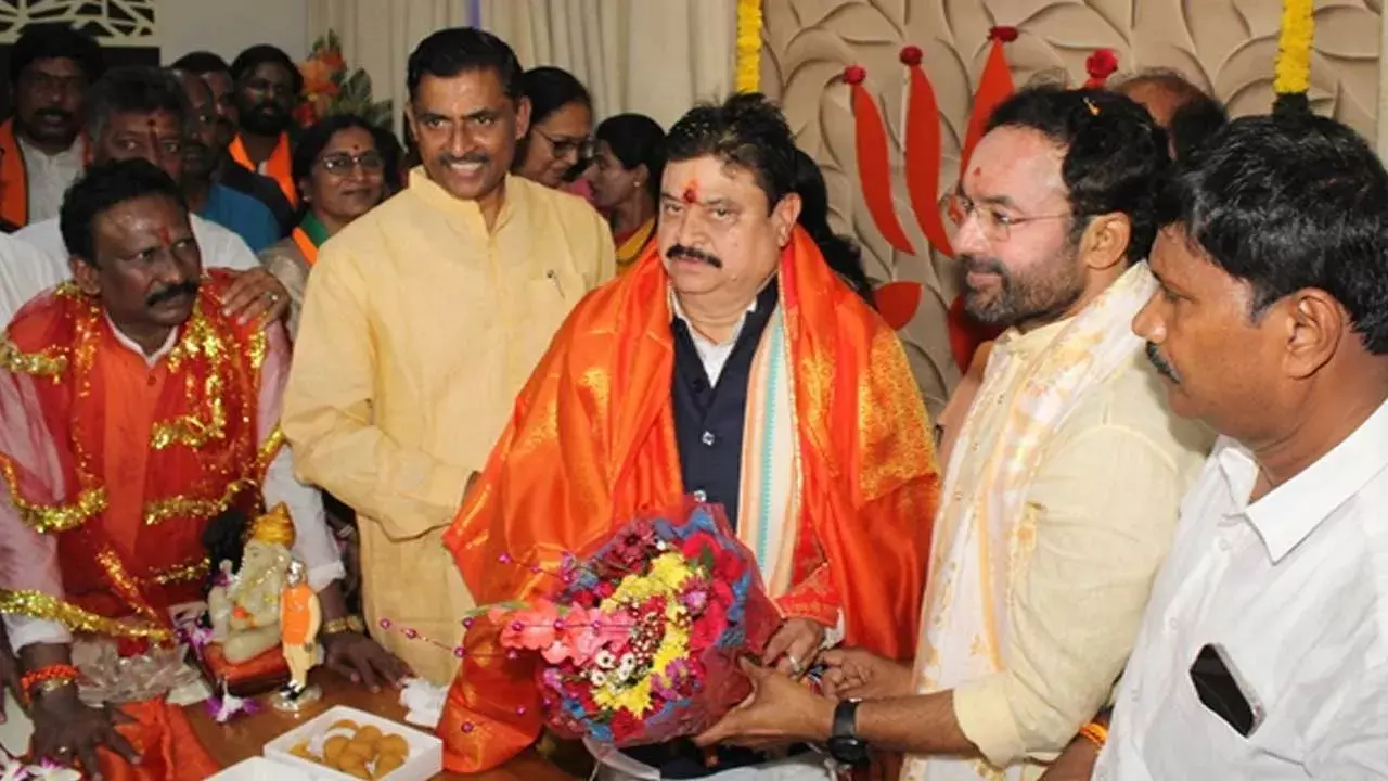 TG : కమలం పార్టీకి కొత్త దళపతి.. బాధ్యతలు స్వీకరించిన రాంచందర్ రావు..