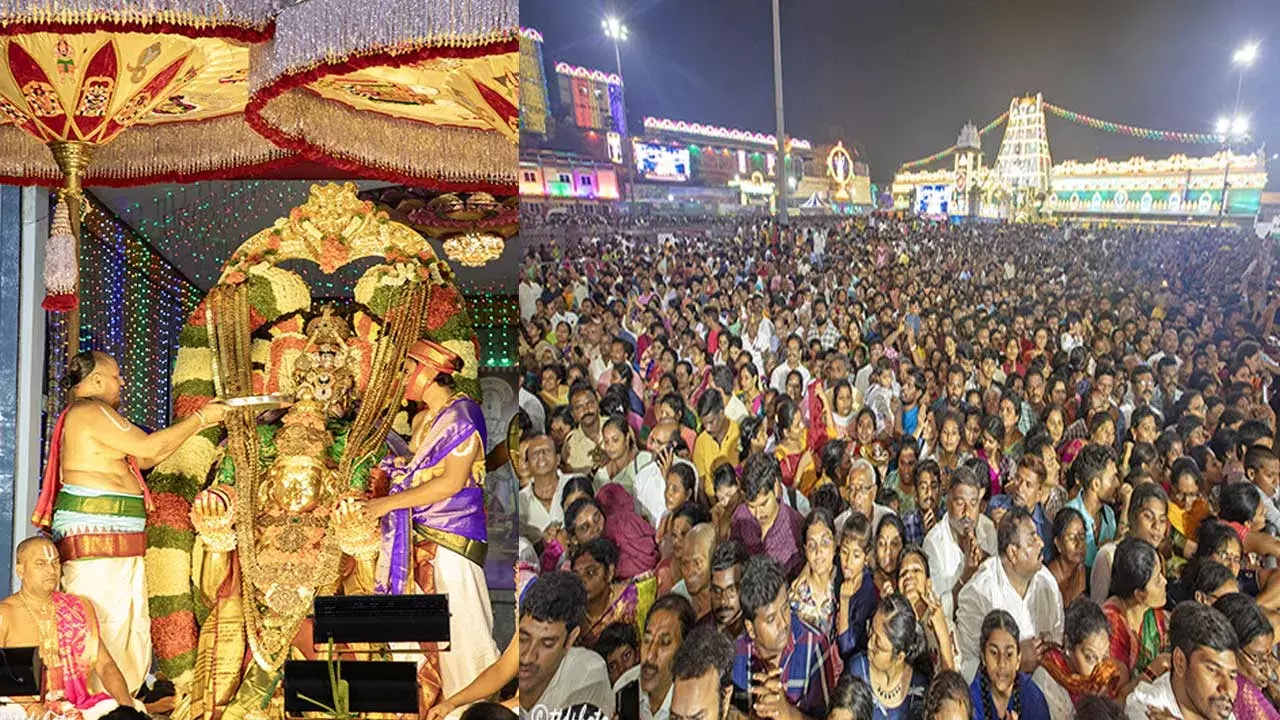 Tirumala : తిరుమలలో వైభవంగా గురుపౌర్ణమి గరుడ సేవ Tirumala : తిరుమలలో వైభవంగా గురుపౌర్ణమి గరుడ సేవ