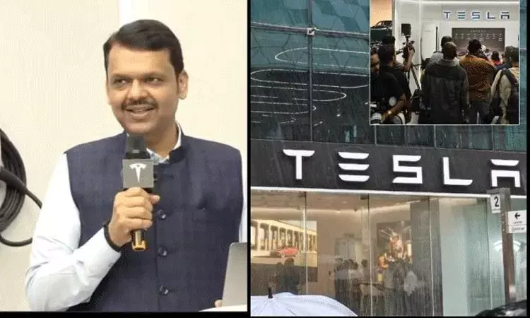 భారతదేశంలో అడుగు పెట్టిన టెస్లా కంపెనీ.. ముంబైలో తొలి స్టోర్.. భారతదేశంలో అడుగు పెట్టిన టెస్లా కంపెనీ.. ముంబైలో తొలి స్టోర్..