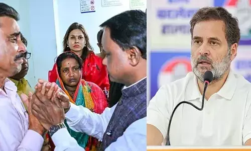 Rahul Gandhi  : యువతి ఆత్మహత్య కాదు.. బీజేపీ హత్య - రాహుల్ గాంధీ Rahul Gandhi  : యువతి ఆత్మహత్య కాదు.. బీజేపీ హత్య - రాహుల్ గాంధీ