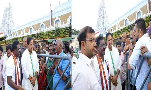 TTD Chairman : తిరుమలలో టీటీడీ చైర్మన్ ఆకస్మిక తణిఖీలు TTD Chairman : తిరుమలలో టీటీడీ చైర్మన్ ఆకస్మిక తణిఖీలు