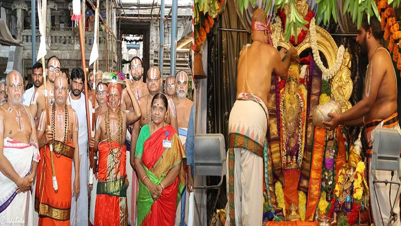 Tirupati : టీటీడీ స్థానికాలయాల్లో శాస్త్రోక్తంగా ఆణివార ఆస్థానం Tirupati : టీటీడీ స్థానికాలయాల్లో శాస్త్రోక్తంగా ఆణివార ఆస్థానం