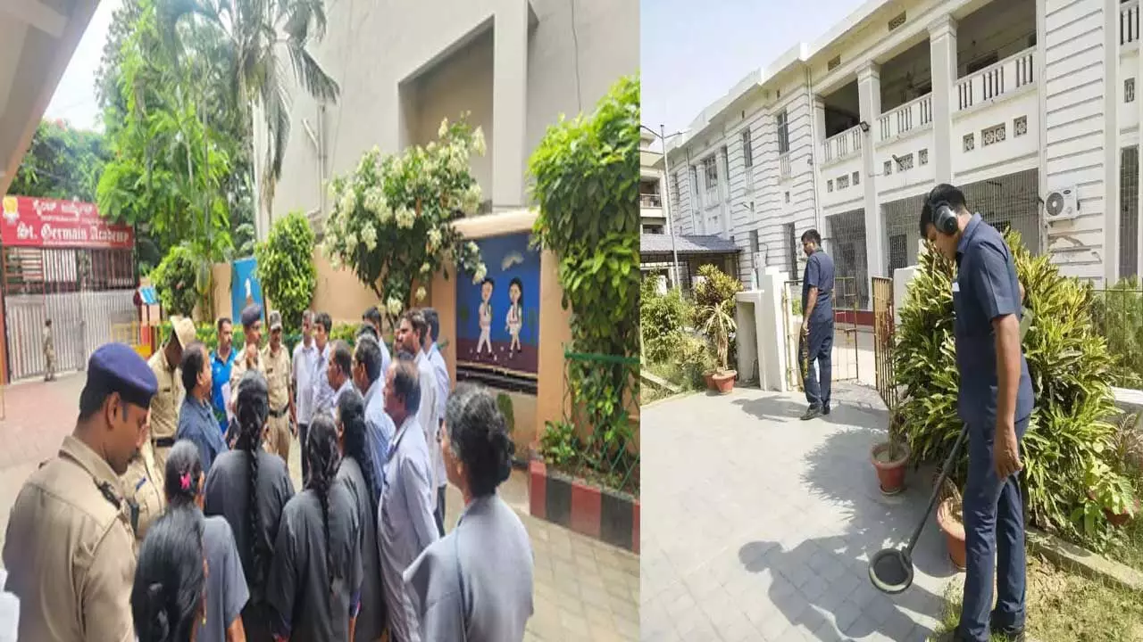 Bomb Threats : బెంగళూరులో 40 స్కూళ్లకు బాంబు బెదిరింపులు Bomb Threats : బెంగళూరులో 40 స్కూళ్లకు బాంబు బెదిరింపులు