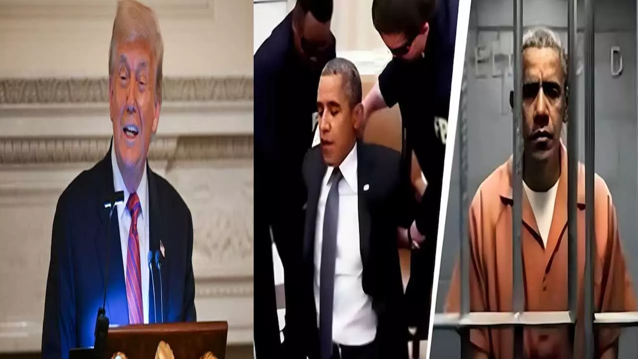 Trump Posts AI : ఒబామా అరెస్టు అంటూ ఏఐ వీడియో పోస్టు చేసిన ట్రంప్ Trump Posts AI : ఒబామా అరెస్టు అంటూ ఏఐ వీడియో పోస్టు చేసిన ట్రంప్