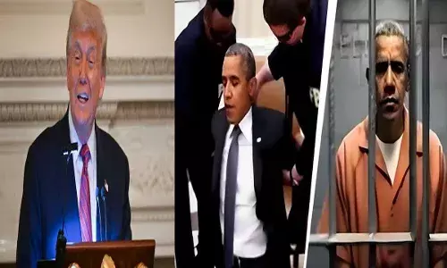 Trump Posts AI : ఒబామా అరెస్టు అంటూ ఏఐ వీడియో పోస్టు చేసిన ట్రంప్ Trump Posts AI : ఒబామా అరెస్టు అంటూ ఏఐ వీడియో పోస్టు చేసిన ట్రంప్