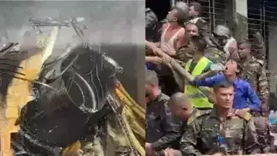 Dhaka Plane Crash: వణికించిన మరో ప్రమాదం. స్కూల్ భవనంపై కూలిన ఎయిర్ క్రాఫ్ట్..
