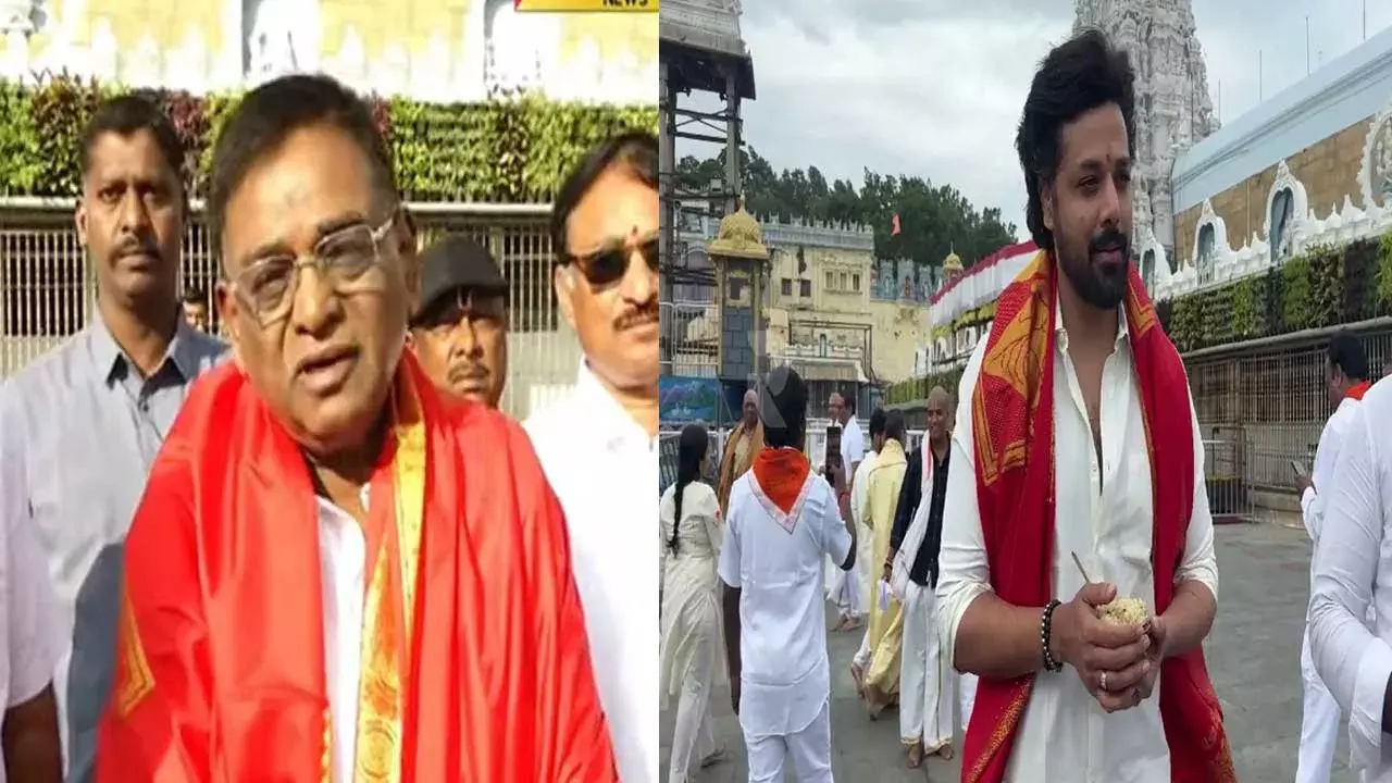 Telangana MLAs : తిరుమల శ్రీవారి ఆలయంలో తెలంగాణ ఎమ్మెల్యేలు Telangana MLAs : తిరుమల శ్రీవారి ఆలయంలో తెలంగాణ ఎమ్మెల్యేలు
