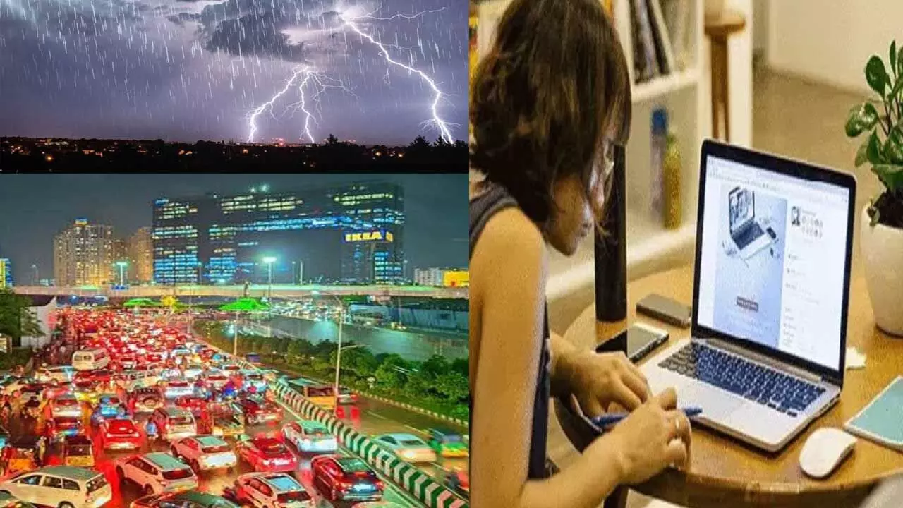 Cyberabad Police Advise : సైబరాబాద్కు భారీ వర్షసూచన.. ఐటీ కంపెనీలకు పోలీసుల కీలక సూచన Cyberabad Police Advise : సైబరాబాద్కు భారీ వర్షసూచన.. ఐటీ కంపెనీలకు పోలీసుల కీలక సూచన