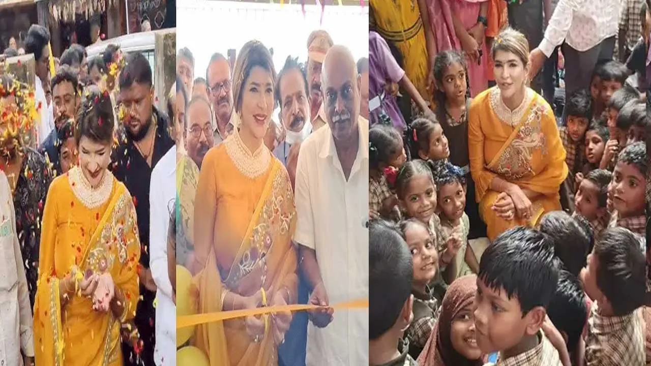 Manchu Lakshmi : నాయుడుపేటలో మంచు లక్ష్మి సందడి Manchu Lakshmi : నాయుడుపేటలో మంచు లక్ష్మి సందడి