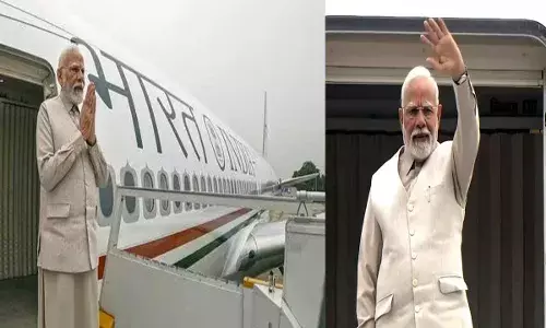 Prime Minister : విదేశీ పర్యటనకు బయల్దేరిన ప్రధాని Prime Minister : విదేశీ పర్యటనకు బయల్దేరిన ప్రధాని