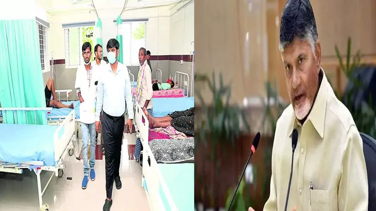 CM Chandrababu : ప్రజలకు మెరుగైన వైద్యం అందించాలి - సీఎం చంద్రబాబు CM Chandrababu : ప్రజలకు మెరుగైన వైద్యం అందించాలి - సీఎం చంద్రబాబు