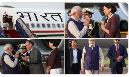 UK-India: లండన్లో ప్రధాని మోదీకి ఘన స్వాగతం.. UK-India: లండన్లో ప్రధాని మోదీకి ఘన స్వాగతం..