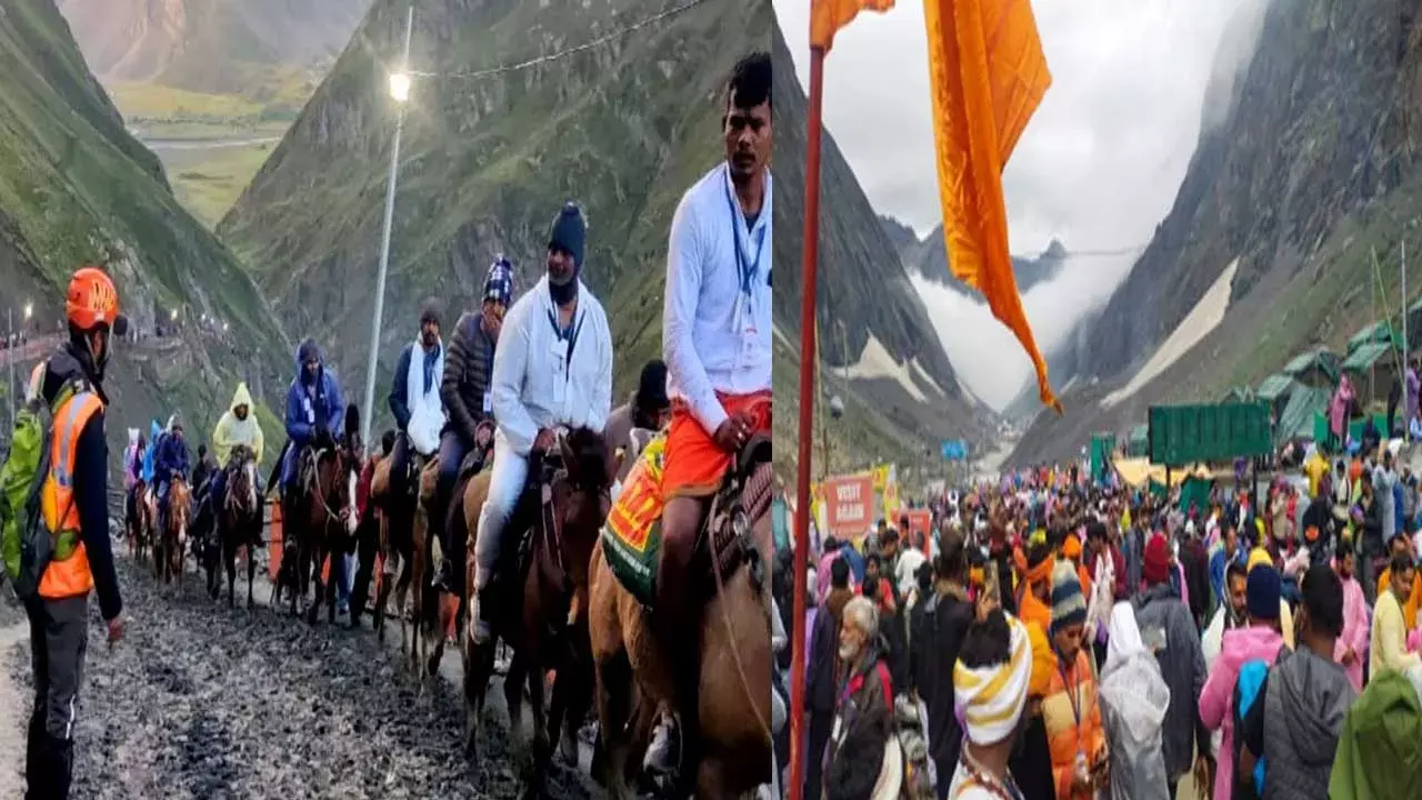 Amarnath Yatra : కొనసాగుతున్న అమర్నాథ్ యాత్ర.. 21 రోజుల్లో 3.52లక్షల మంది దర్శనం Amarnath Yatra : కొనసాగుతున్న అమర్నాథ్ యాత్ర.. 21 రోజుల్లో 3.52లక్షల మంది దర్శనం