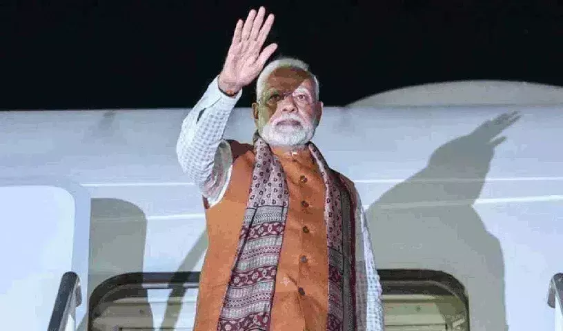 Narendra Modi: మోదీ విదేశీ పర్యటనలు.. మూడేళ్లలో రూ.295 కోట్ల ఖర్చు Narendra Modi: మోదీ విదేశీ పర్యటనలు.. మూడేళ్లలో రూ.295 కోట్ల ఖర్చు
