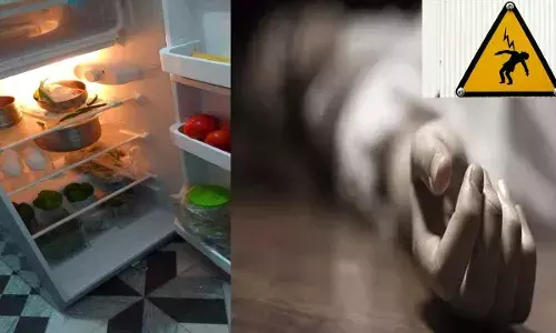 Hyderabad : యమ పాశంగా మారిన ఫ్రిజ్.. మహిళ మృతి... Hyderabad : యమ పాశంగా మారిన ఫ్రిజ్.. మహిళ మృతి...
