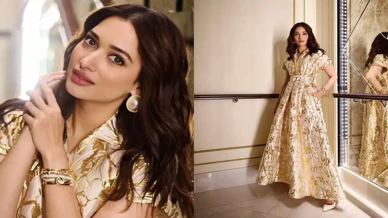 Tamannaah : గోల్డెన్ లెహంగాలో తమన్నా.. ఫొటోలు వైరల్