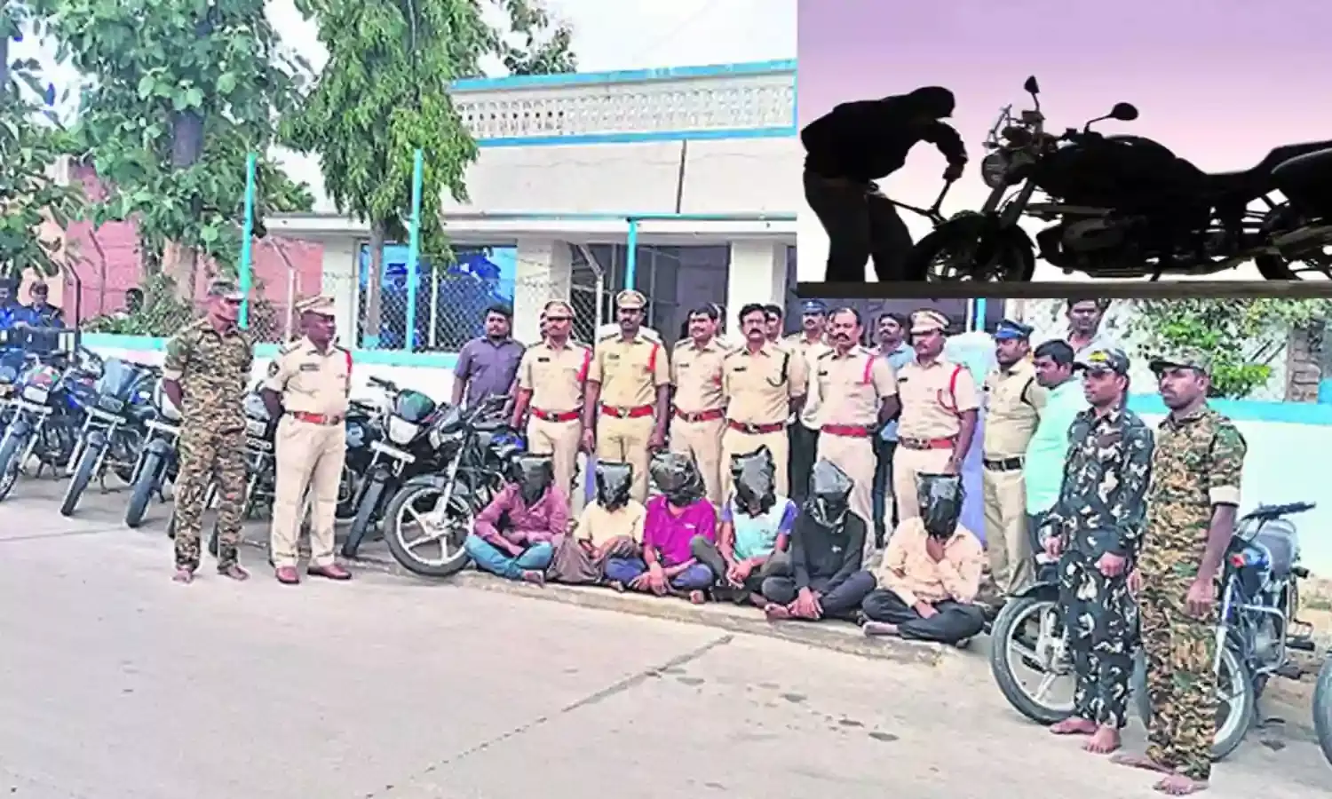 Kuppam : బైకు దొంగలు అరెస్ట్.. 18 వాహనాలు సీజ్ Kuppam : బైకు దొంగలు అరెస్ట్.. 18 వాహనాలు సీజ్