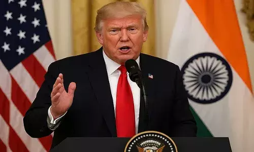 Donald Trump : భారత్పై 25శాతం ట్యాక్స్.. ట్రంప్ సంచలన ప్రకటన.. కేంద్రం ఏమన్నదంటే..? Donald Trump : భారత్పై 25శాతం ట్యాక్స్.. ట్రంప్ సంచలన ప్రకటన.. కేంద్రం ఏమన్నదంటే..?