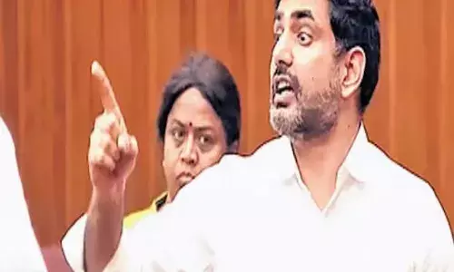 BANAKACHARLA: బనకచర్ల పేరిట ప్రాంతీయ విద్వేషాలు: నారా లోకేశ్ BANAKACHARLA: బనకచర్ల పేరిట ప్రాంతీయ విద్వేషాలు: నారా లోకేశ్