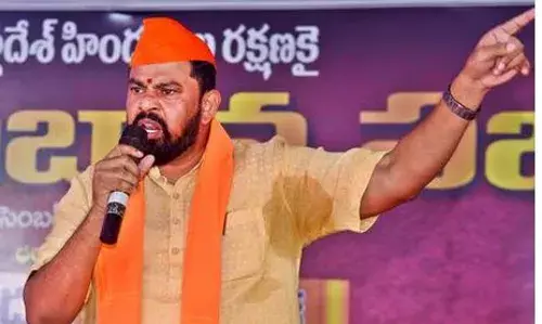 RAJASINGH: ఎమ్మెల్యే రాజాసింగ్ ఎన్కౌంటర్కి భారీ కుట్ర! RAJASINGH: ఎమ్మెల్యే రాజాసింగ్ ఎన్కౌంటర్కి భారీ కుట్ర!