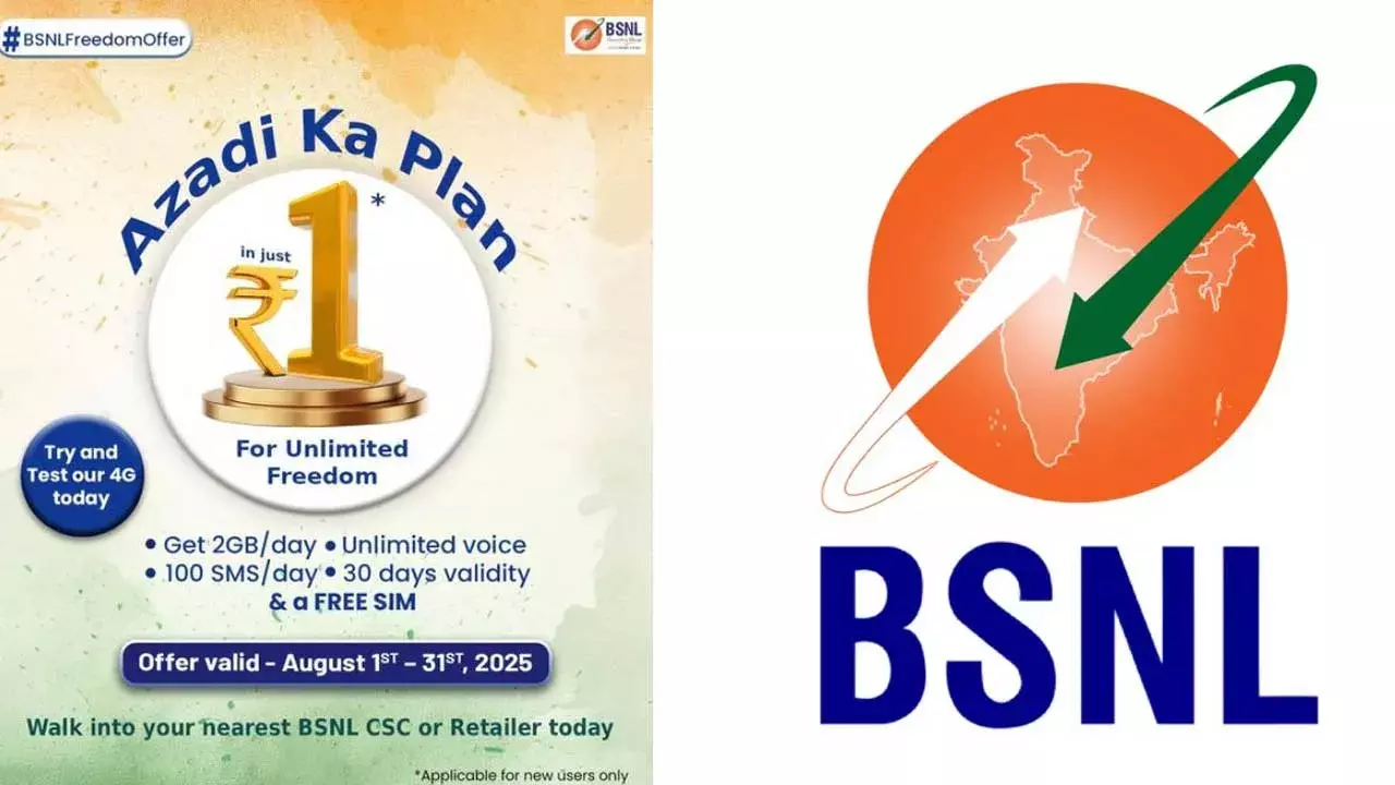 BSNL : బీఎస్ఎన్ఎల్ ఫ్రీడమ్ ప్లాన్ .. రూ.1కే అన్లిమిటెడ్ కాల్స్