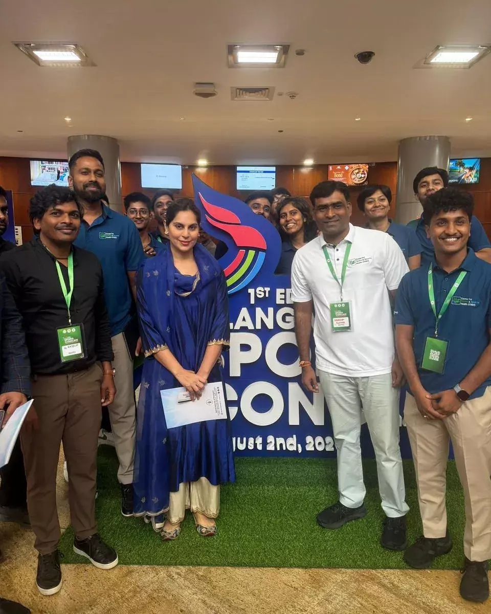 UPASANA KONIDELA: తెలంగాణ స్పోర్ట్స్ హబ్కు కో-ఛైర్మన్గా ఉపాసన UPASANA KONIDELA: తెలంగాణ స్పోర్ట్స్ హబ్కు కో-ఛైర్మన్గా ఉపాసన