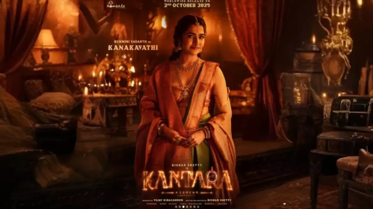Kantara : ‘కాంతార’లో రుక్మిణి వసంత్..  ఫస్ట్లుక్ రిలీజ్ చేసిన టీమ్ Kantara : ‘కాంతార’లో రుక్మిణి వసంత్..  ఫస్ట్లుక్ రిలీజ్ చేసిన టీమ్