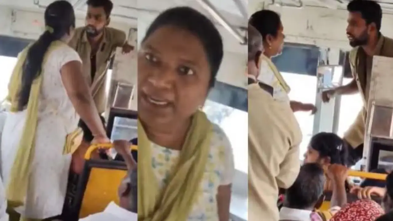 AP : ఆర్టీసీ బస్సు డ్రైవర్ పై మహిళా దాడి... వీడియో వైరల్ AP : ఆర్టీసీ బస్సు డ్రైవర్ పై మహిళా దాడి... వీడియో వైరల్