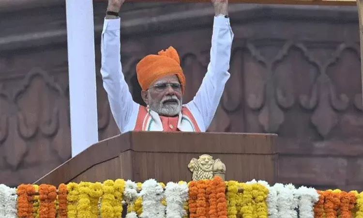 దేశ రక్షణకు సుదర్శన్ చక్ర.. స్వాతంత్ర దినోత్సవ వేడుకలో పీఎం ప్రకటన